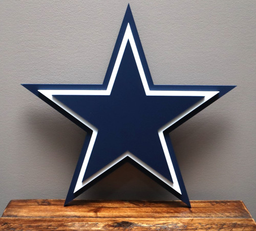 Dallas cowboys logo sign - 3d,